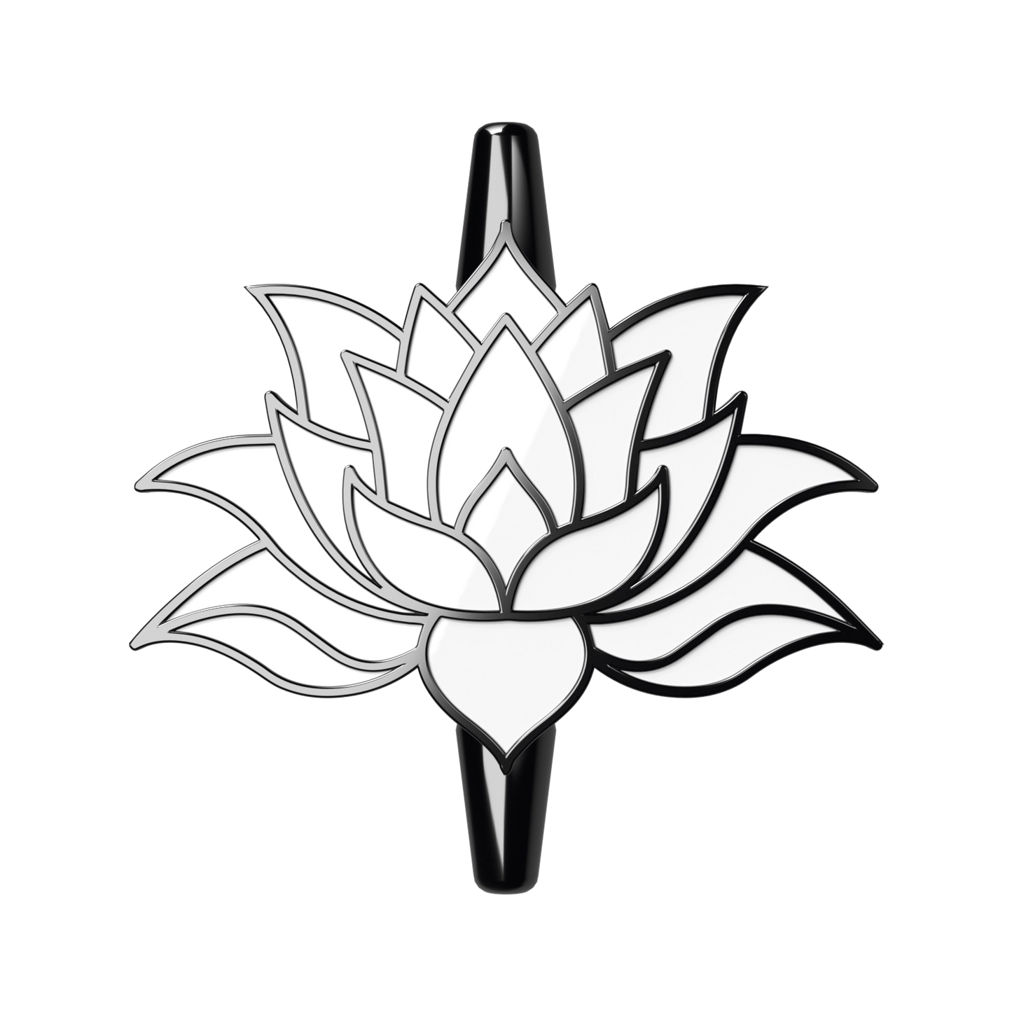 White Lotus Charm