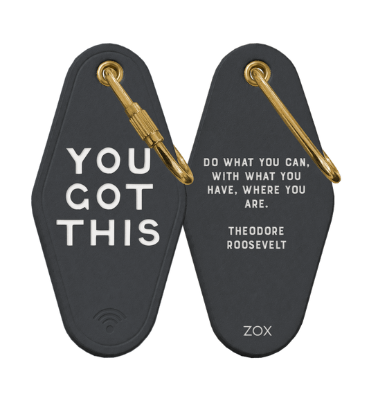 You Got This Leather Keychain