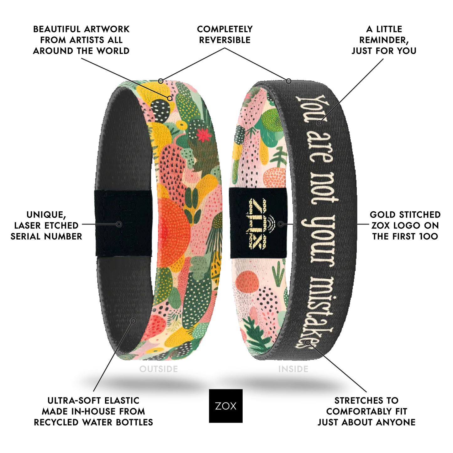 You Are Not Your Mistakes Bracelet