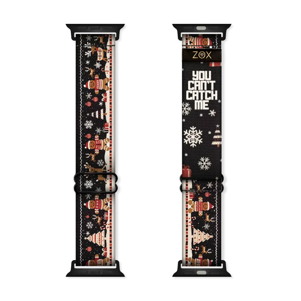 You Can't Catch Me Christmas Watch Band