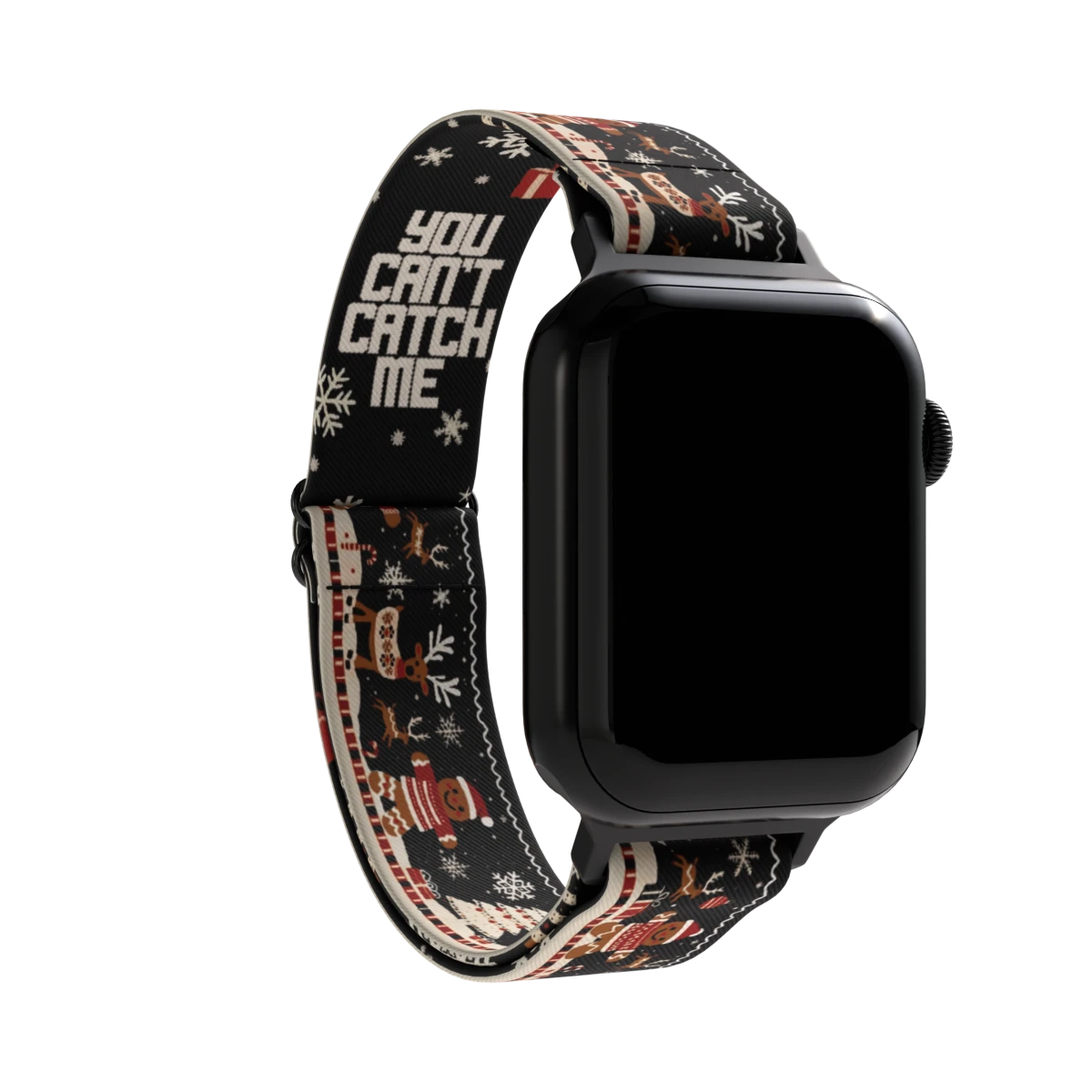 You Can't Catch Me Christmas Watch Band