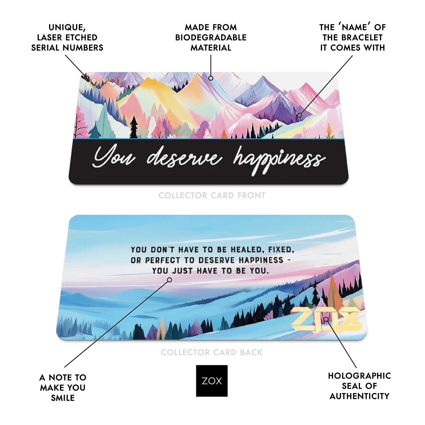 You Deserve Happiness Bracelet