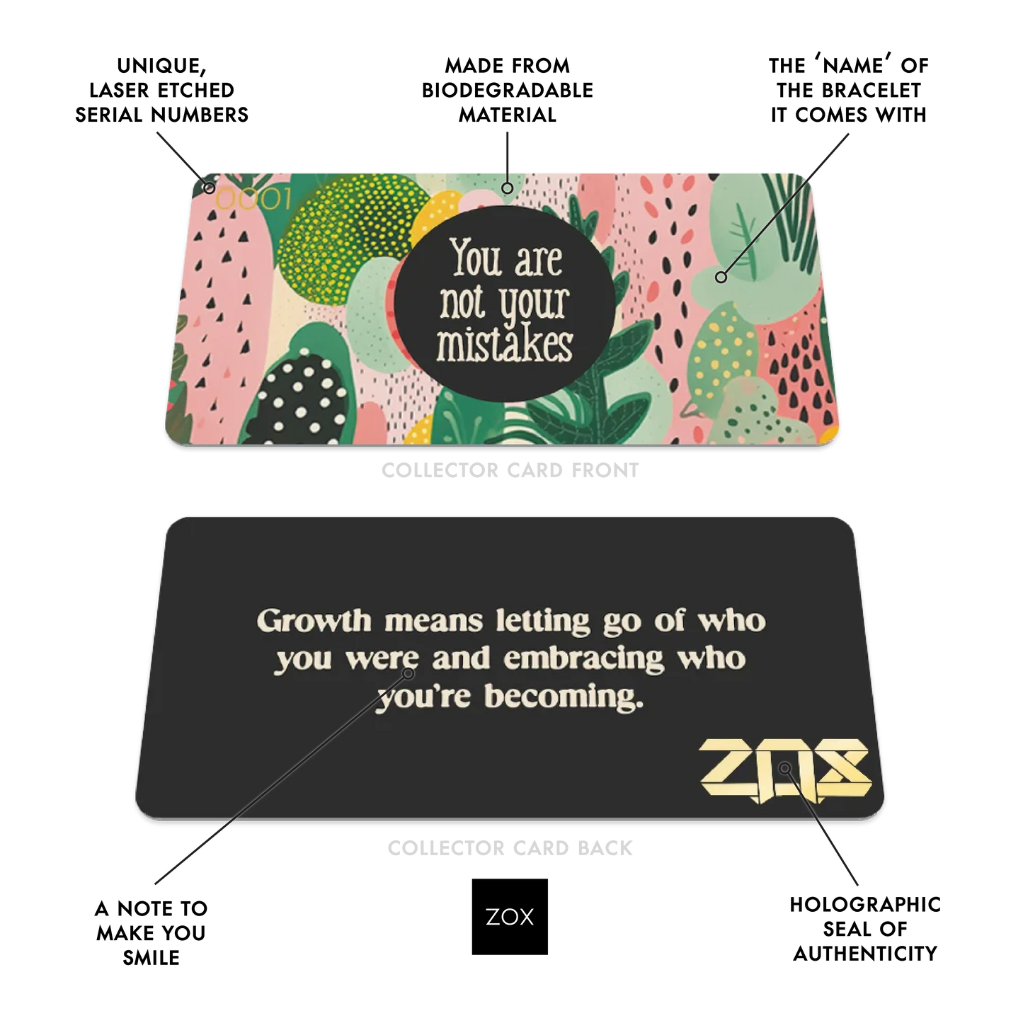 You Are Not Your Mistakes Bracelet