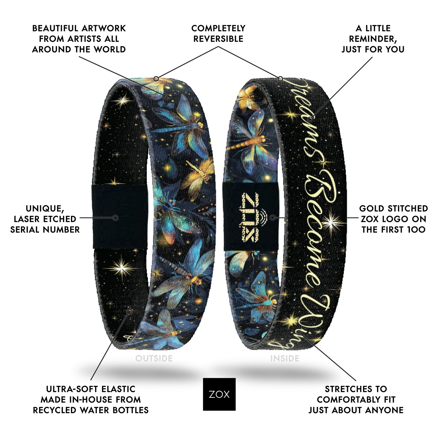 Dreams Become Wings Bracelet