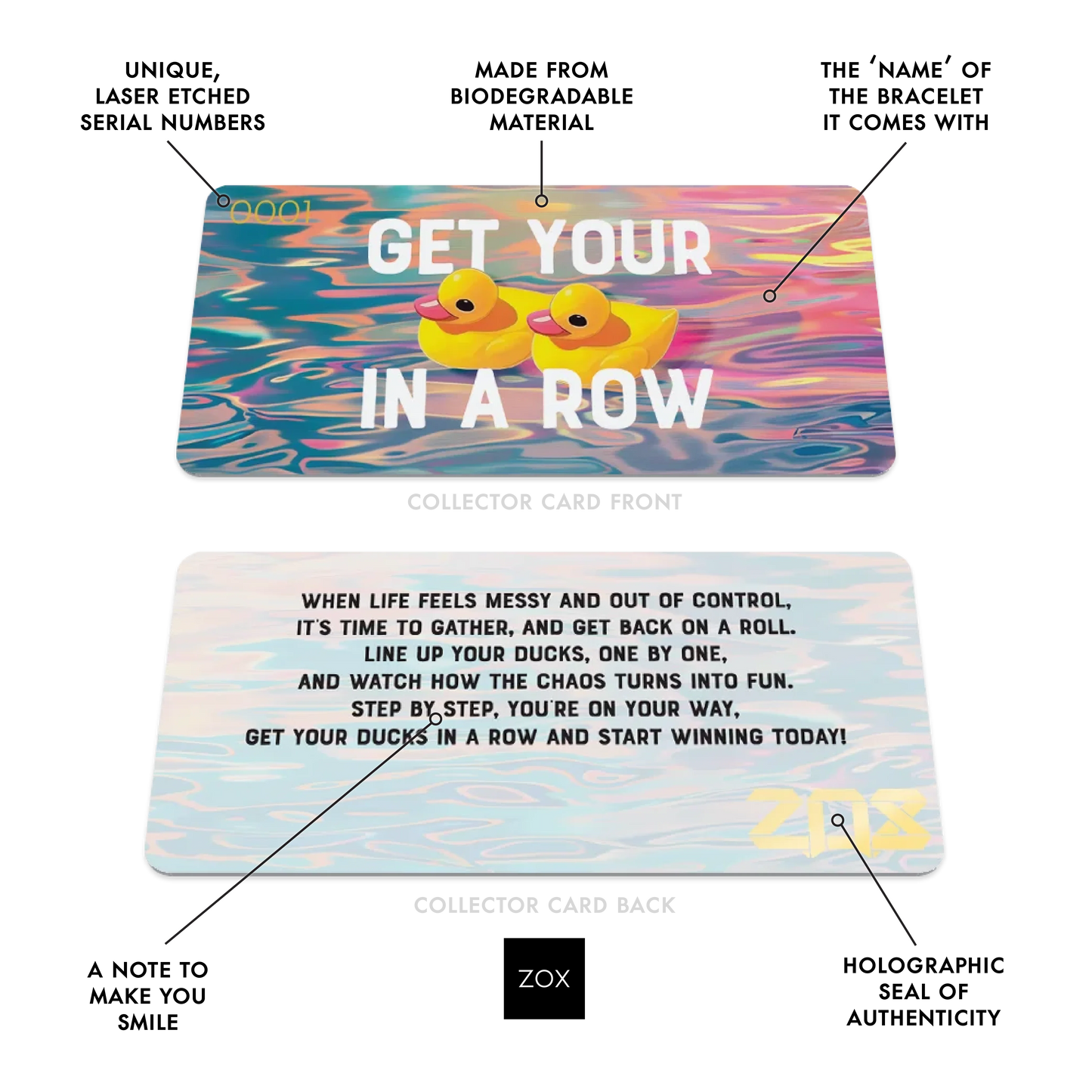 Get Your Ducks In A Row Bracelet