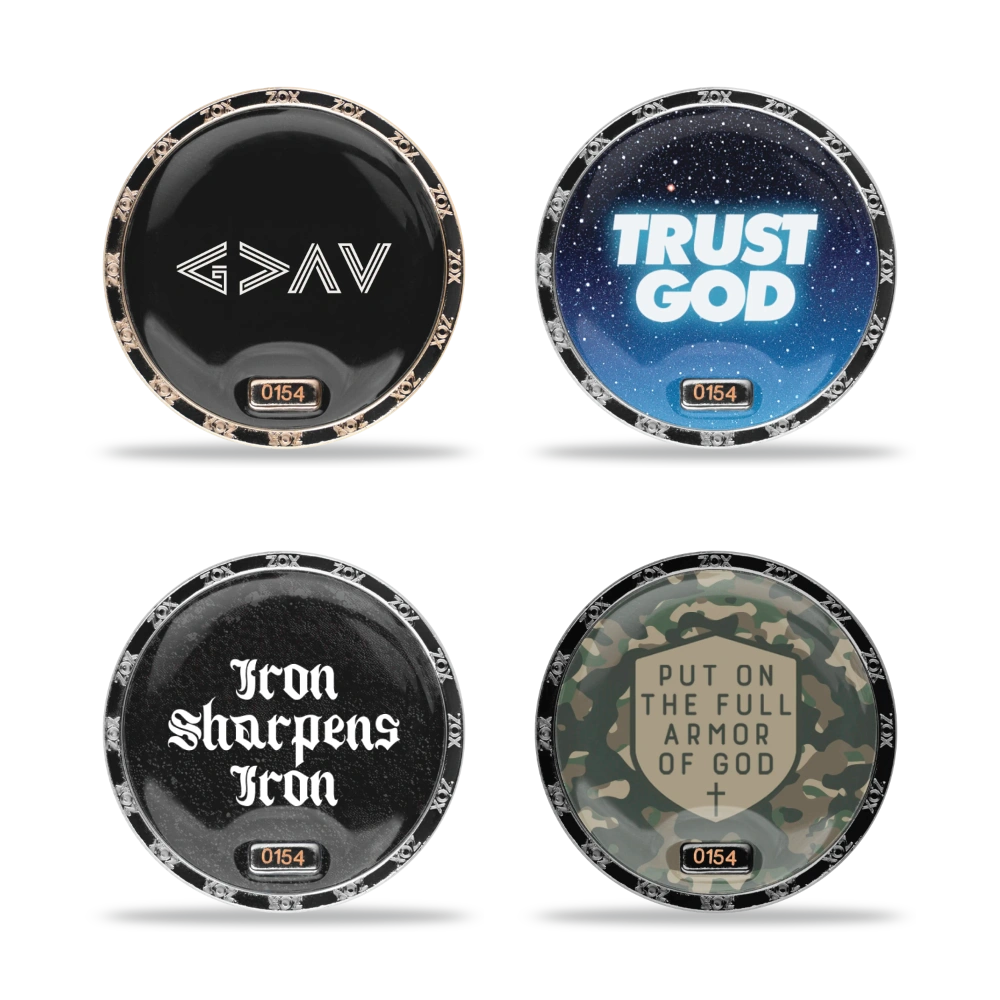 Men's Bible Verse Coins Pack