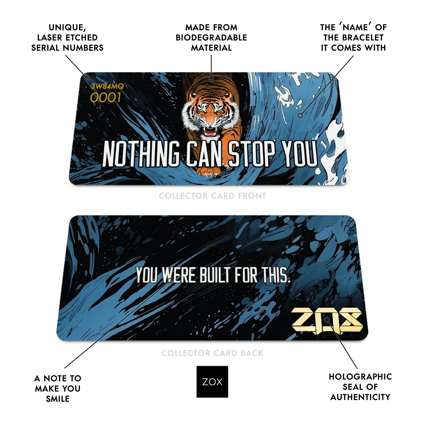 Nothing Can Stop You Tiger Bracelet