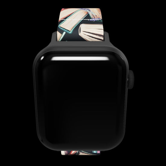 The cover imagine on an apple watchband