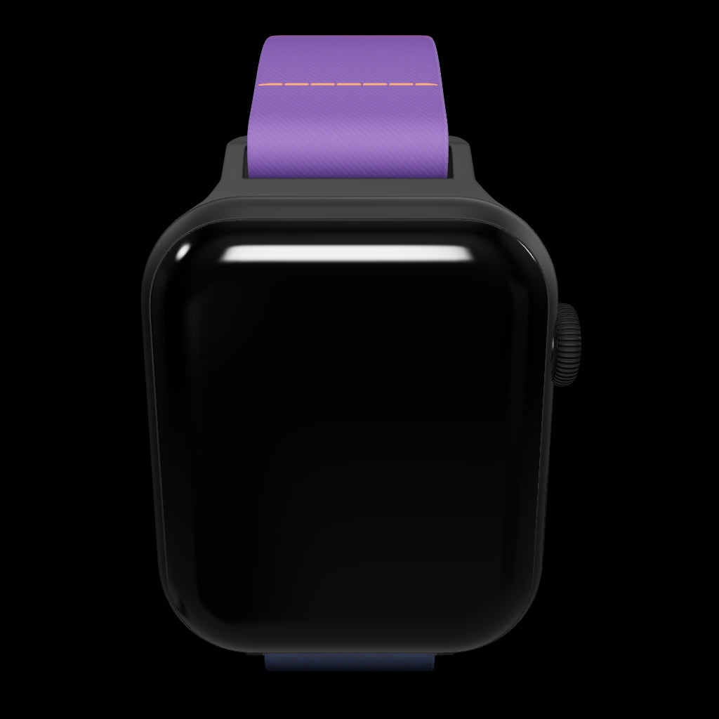 3d interactive image of the band attached to a watch