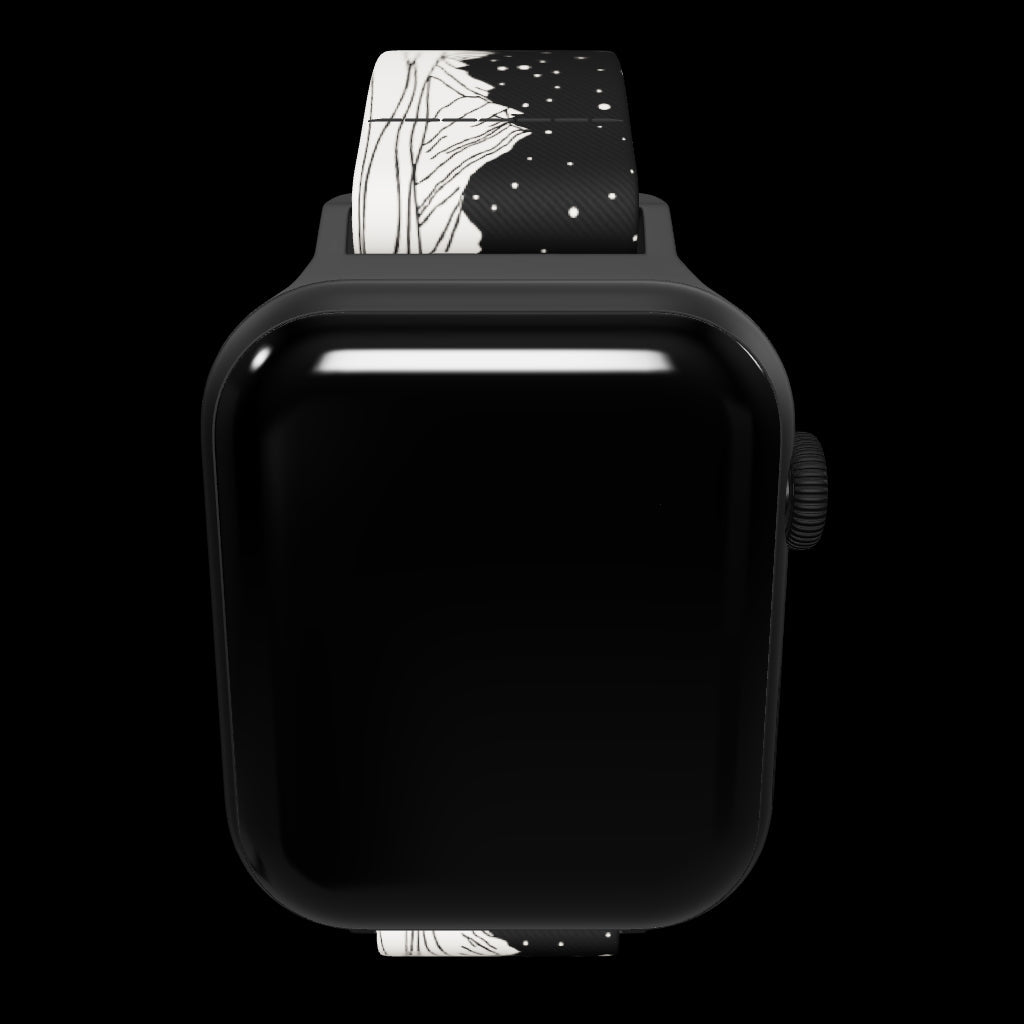 3d interactive image of the band attached to the watch