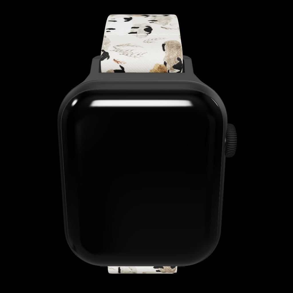 3d interactive image of the band attached to the watch