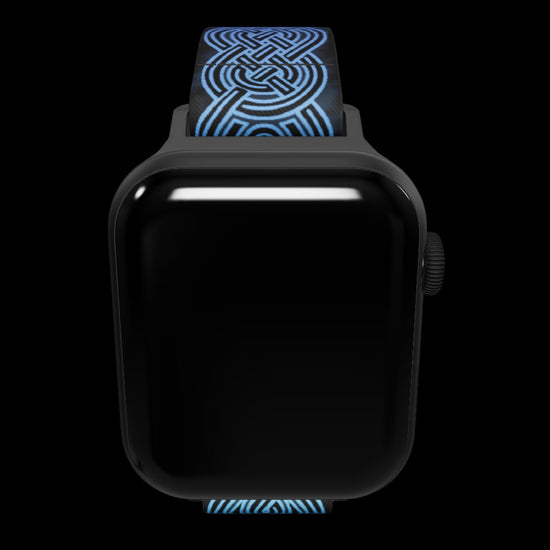 3d interactive image of a band connected to a watch 