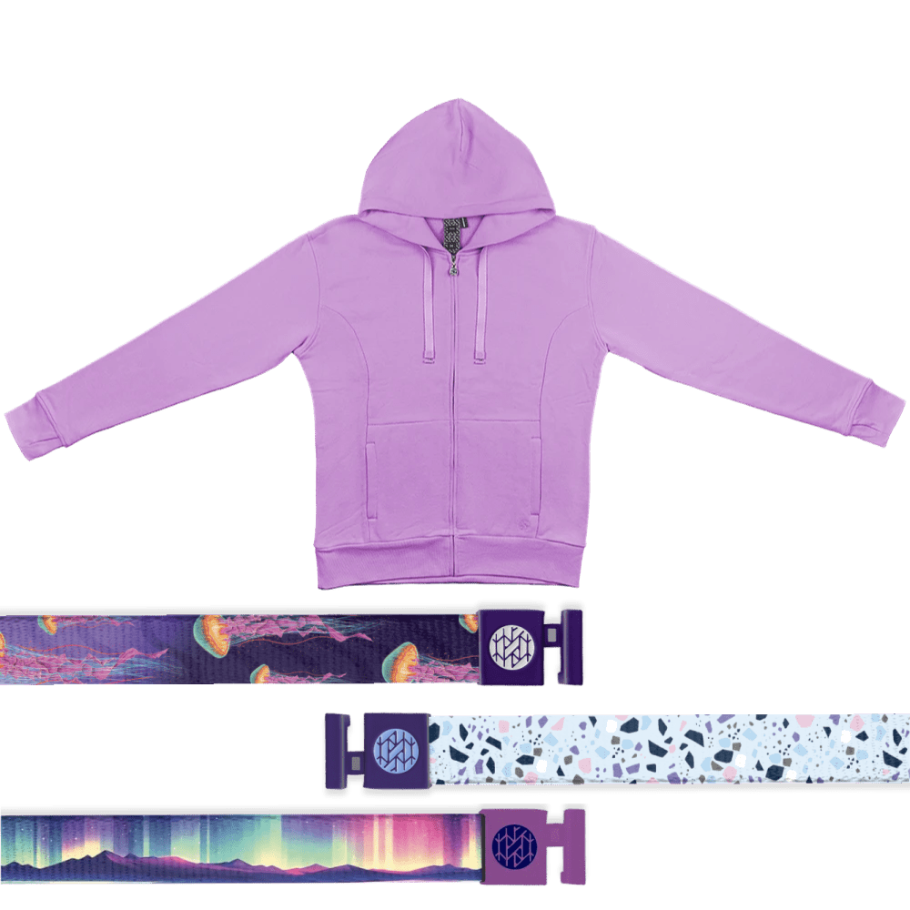 StringSwap Zip Hoodie Bundle - Orchid Purple