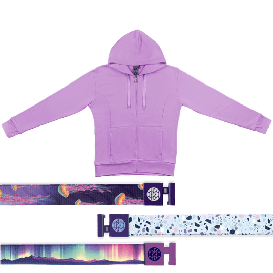 StringSwap Zip Hoodie Bundle - Orchid Purple