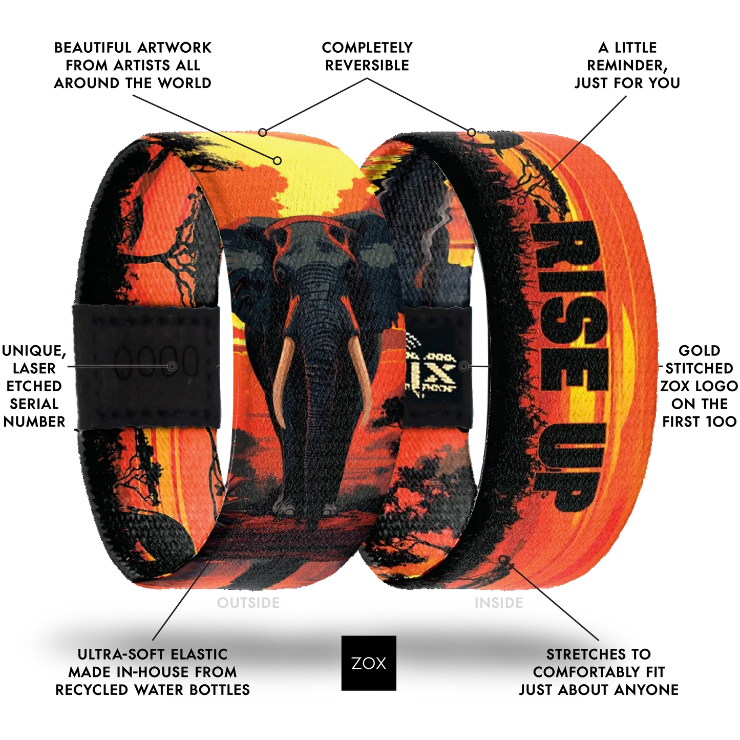 Rise Up Elephant Bracelet