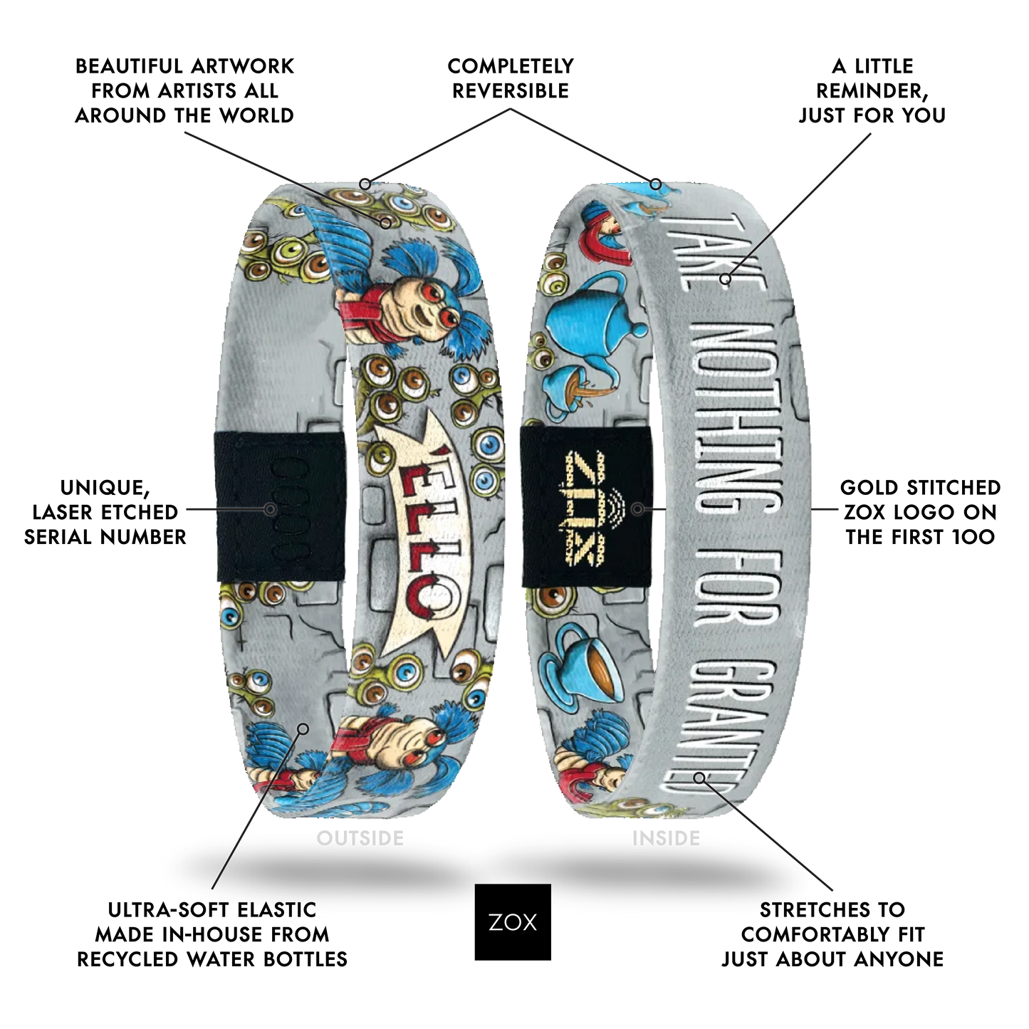 Take Nothing For Granted Labyrinth Bracelet