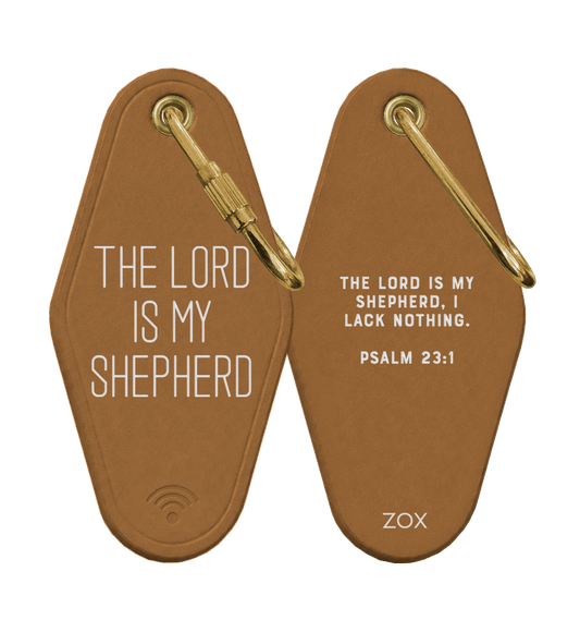 The Lord Is My Shepherd Bible Verse Keychain