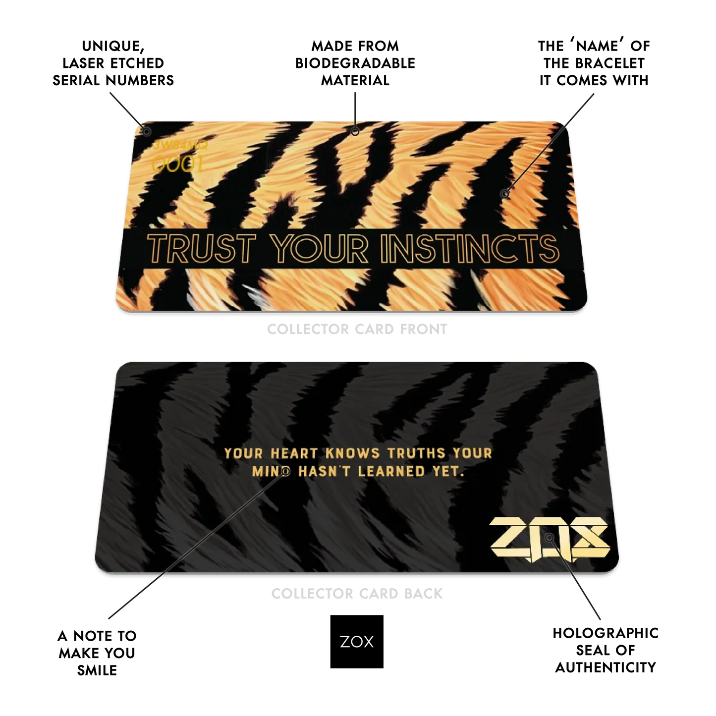 Trust Your Instincts Tiger Bracelet