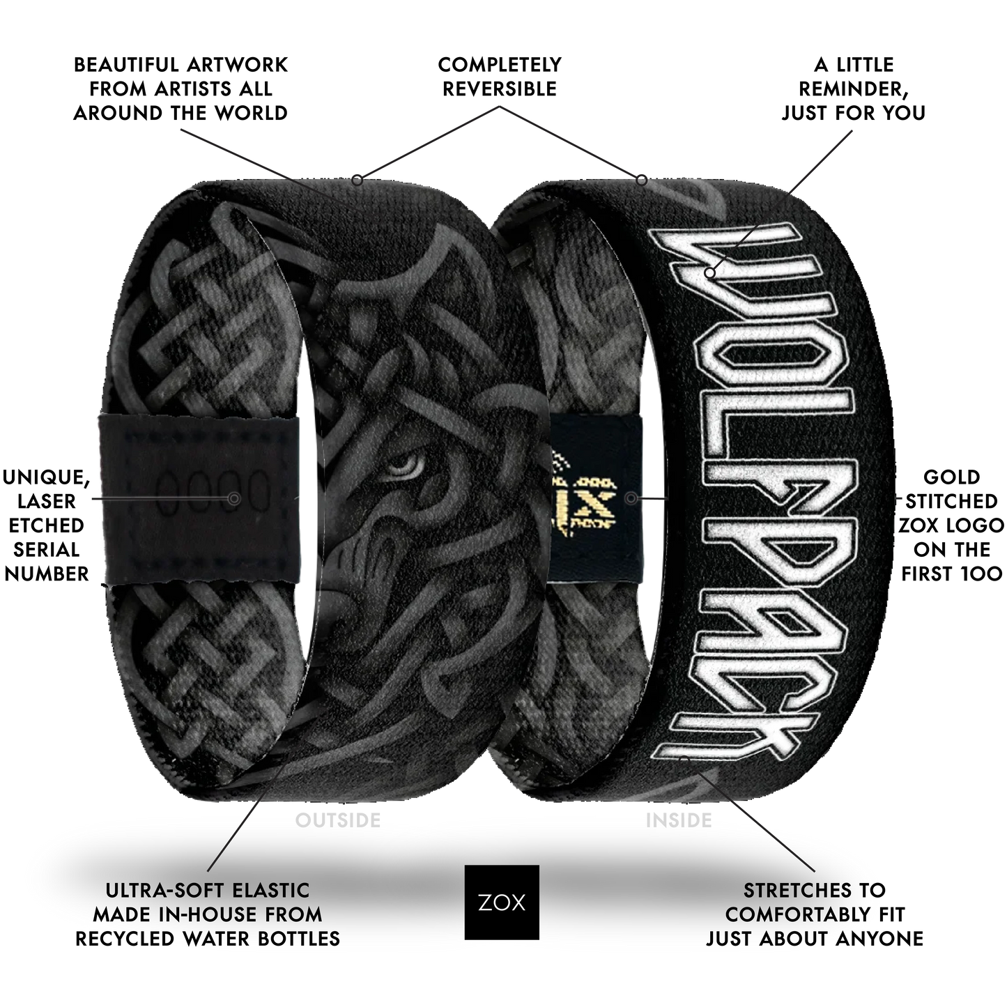 Wolfpack Bracelet 2-Pack