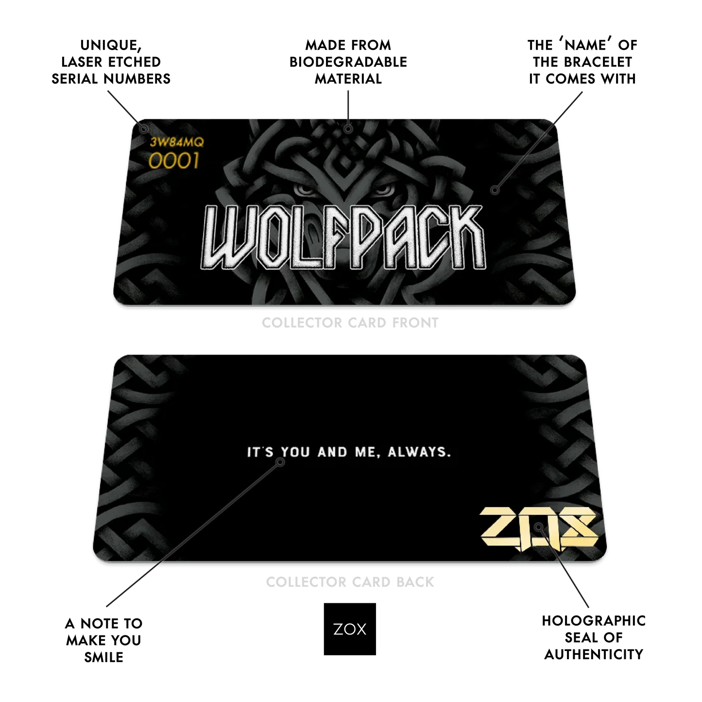 Wolfpack Bracelet 2-Pack