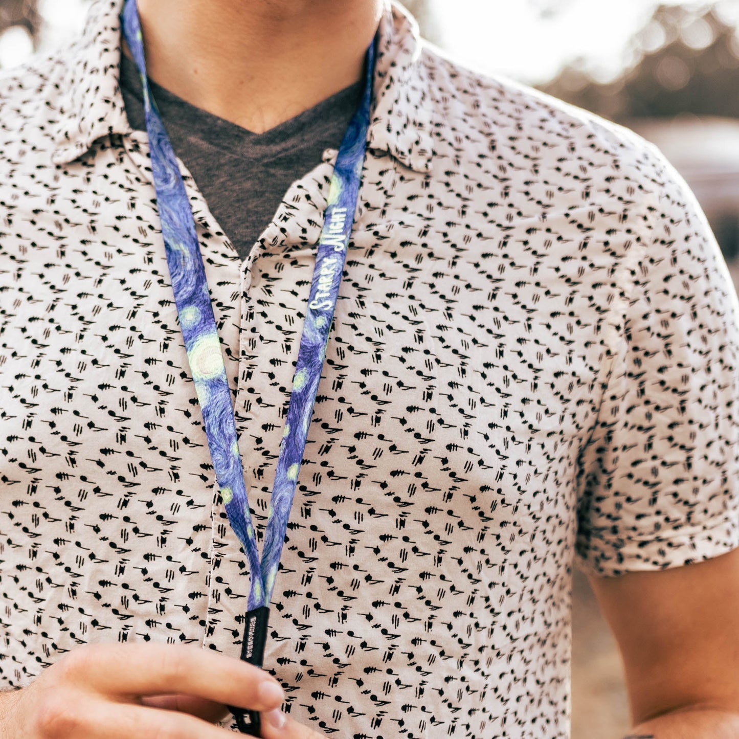 Starry Night - Lanyard