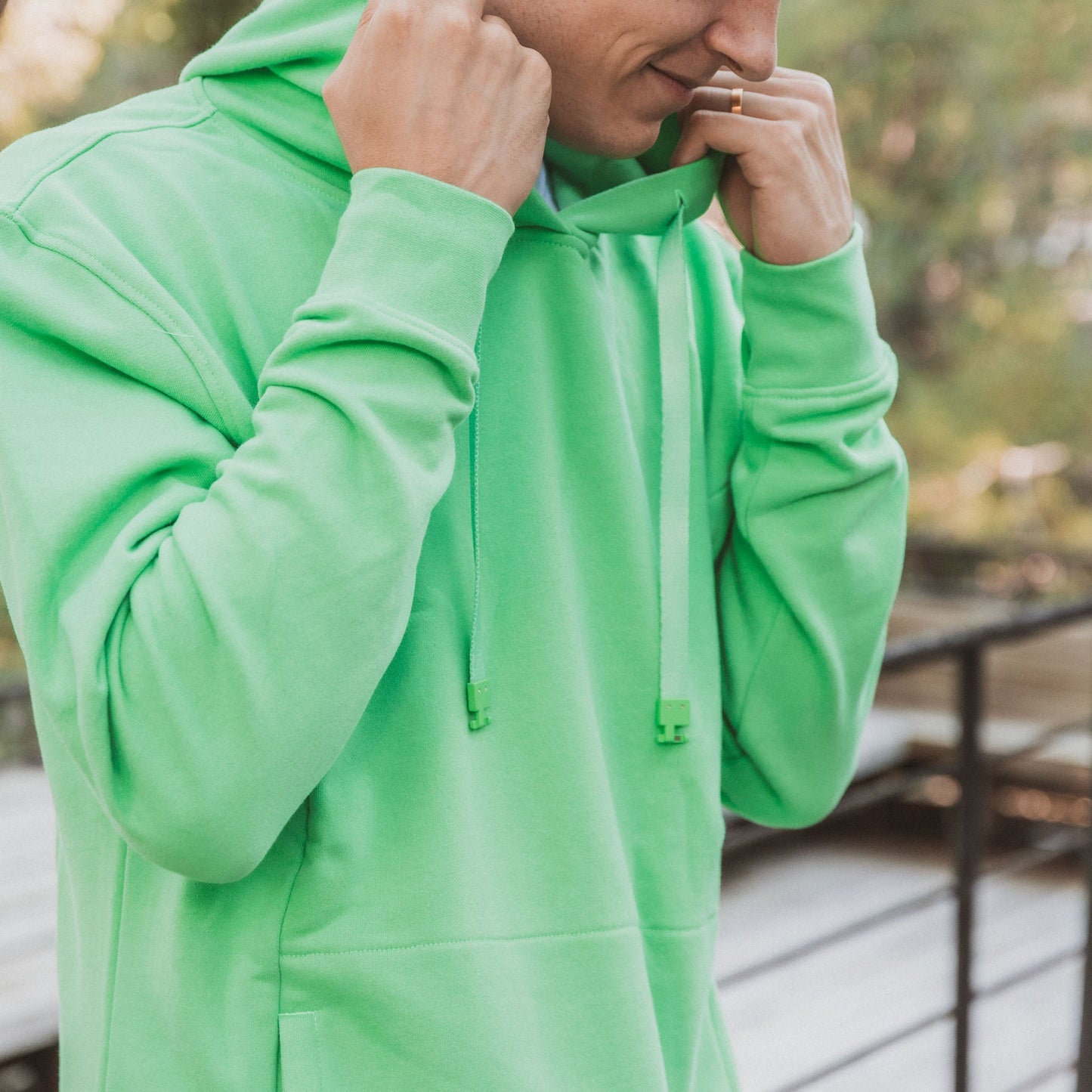 Perfect Green StringSwap Pullover Hoodie